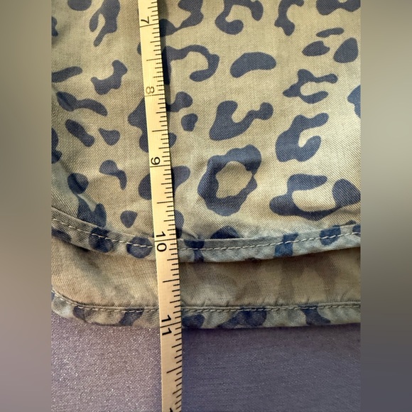 Karlie Blue Athletic Shorts with Leopard Print - Picture 5 of 6